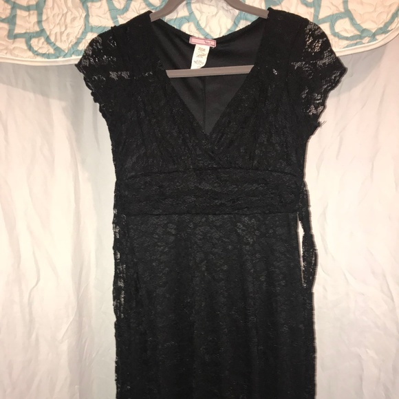 Women's Black Lace dress Size Medium - Picture 5 of 6